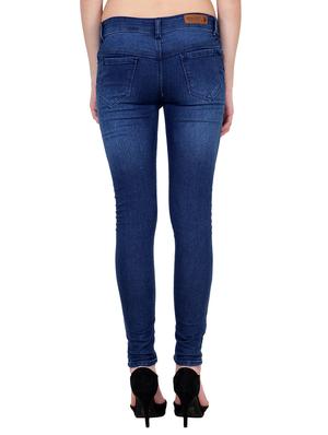 blue denim distressed jeans - 15121072 - Standard Image - 3