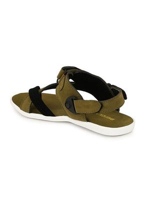 green suede back strap sandal - 15121160 - Standard Image - 3
