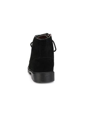 black suede high ankle boot - 15121179 - Standard Image - 3
