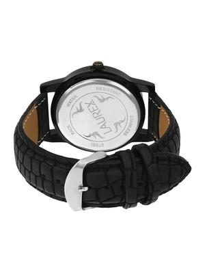 laurex round dial leatherette strap watch - 15121289 - Standard Image - 3