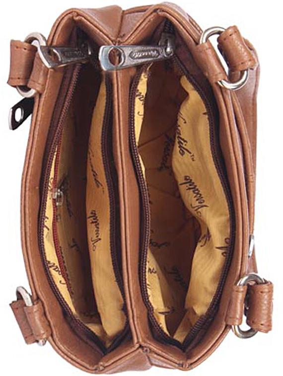 brown leatherette handbag - 15121344 - Zoom Image - 3