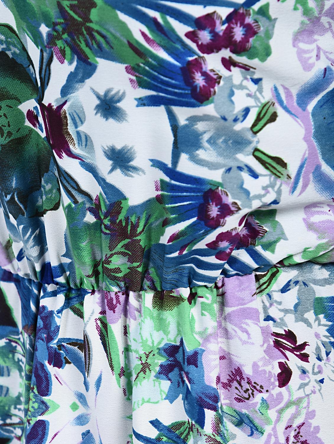 Gathered waist tropical maxi dress - 15121400 - Zoom Image - 6