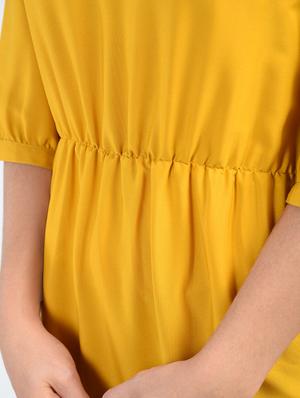gathered maxi dress - 15121416 - Standard Image - 6