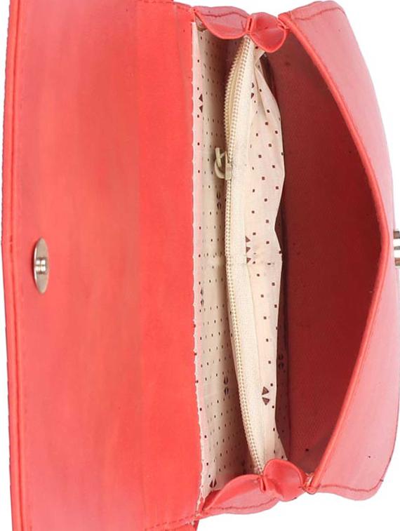 orange leatherette sling bag - 15121570 - Zoom Image - 3
