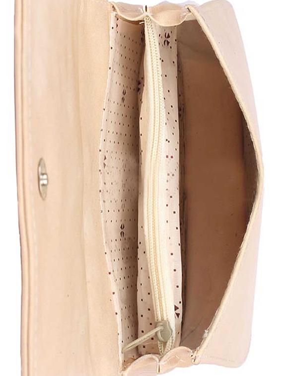 cream leatherette sling bag - 15121580 - Zoom Image - 3