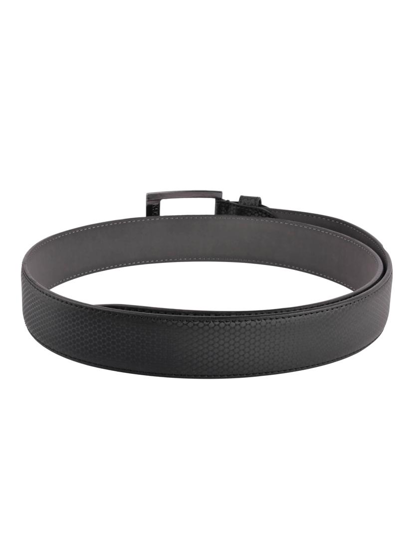 black leatherette belt - 15122203 - Zoom Image - 3