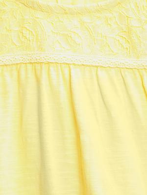 yellow cotton top - 15122669 - Standard Image - 3