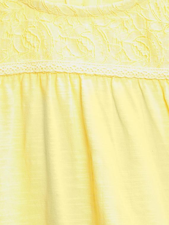 yellow cotton top - 15122669 - Zoom Image - 3