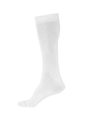 white cotton above ankle length sock - 15123674 - Standard Image - 3