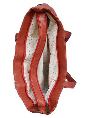 red leatherette regular handbag - 15123965 - Standard Image - 3