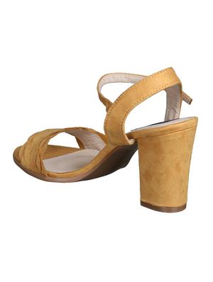 yellow ankle strap sandal - 15124854 - Standard Image - 3