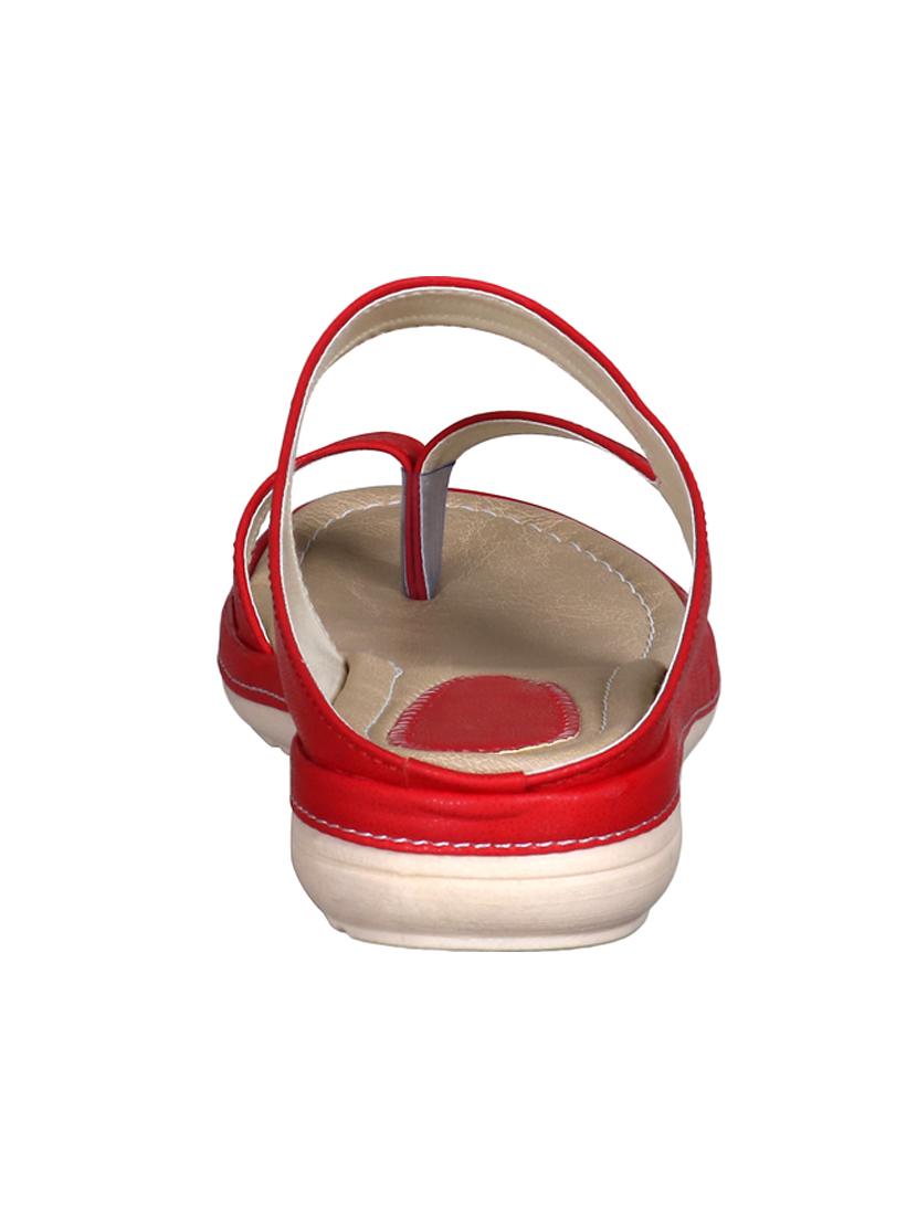 red one toe sandal - 15128373 - Zoom Image - 3