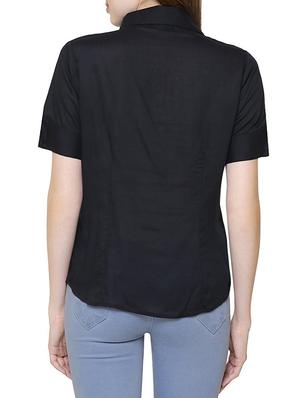 black cotton regular shirt - 15128715 - Standard Image - 3