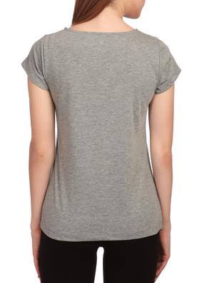 grey slogan printed cotton tee - 15132465 - Standard Image - 3