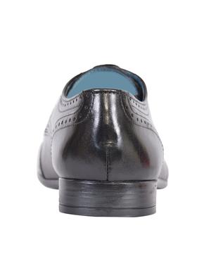 black leather lace-up derby - 15135991 - Standard Image - 3