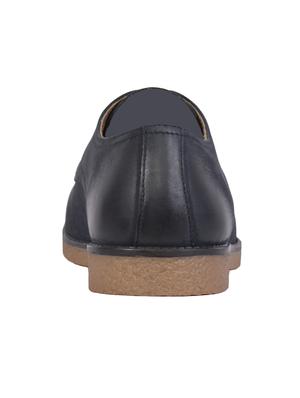 navy leather lace-up derby - 15135996 - Standard Image - 3