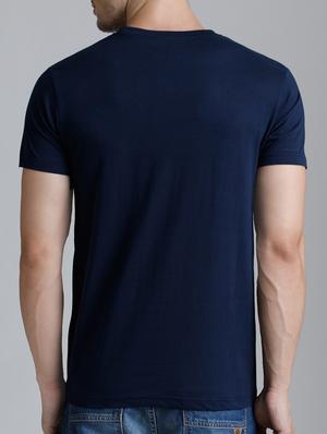 navy blue cotton t-shirt - 15136129 - Standard Image - 3