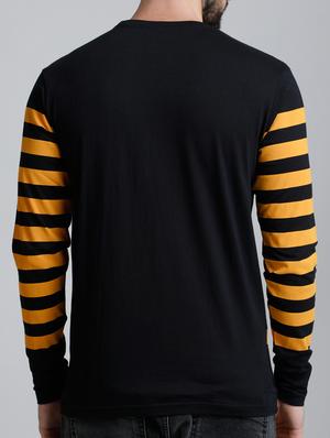 black cotton t-shirt - 15136175 - Standard Image - 3