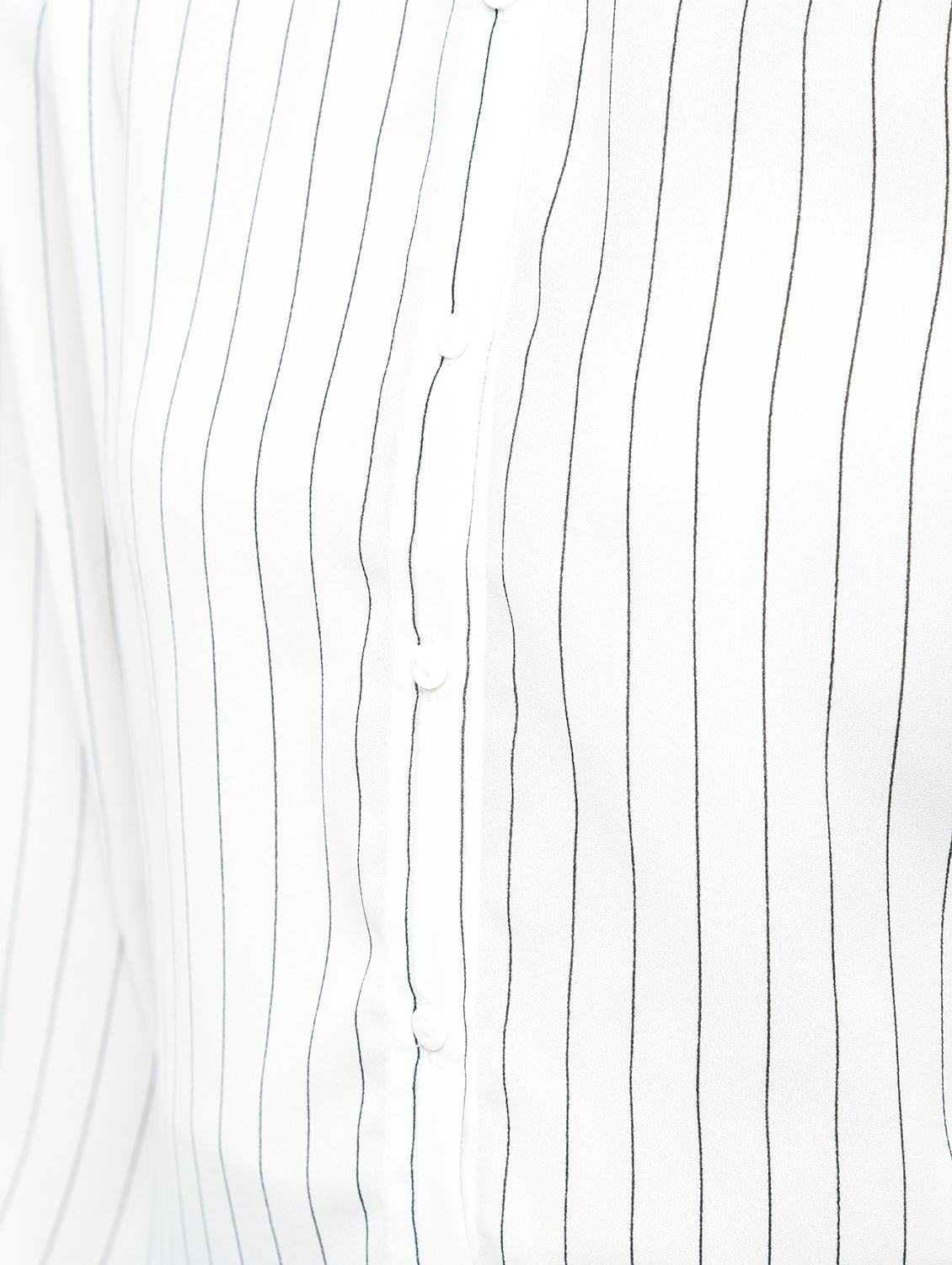 white crepe regular shirt - 15139449 - Zoom Image - 6