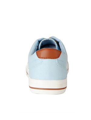 blue canvas lace up sneaker - 15139930 - Standard Image - 3