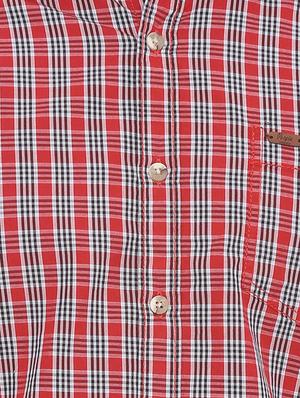 red cotton casual shirt - 15143840 - Standard Image - 3