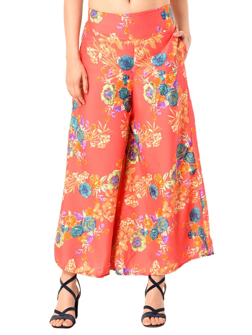 set of 2 printed flared palazzo - 15145055 - Zoom Image - 6