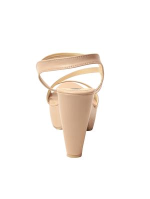 beige back strap sandal - 15146946 - Standard Image - 3