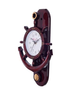 Decorative Retro Anchor Brown Pendulum Wall Clock - 15148930 - Standard Image - 3