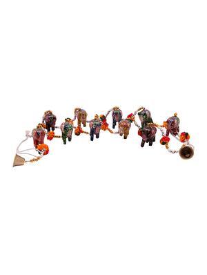 Rajasthani Elephant Door Hanging Home Decor- Set of 2 - 15149664 - Standard Image - 3