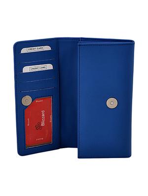 blue leatherette regular clutch - 15149728 - Standard Image - 3
