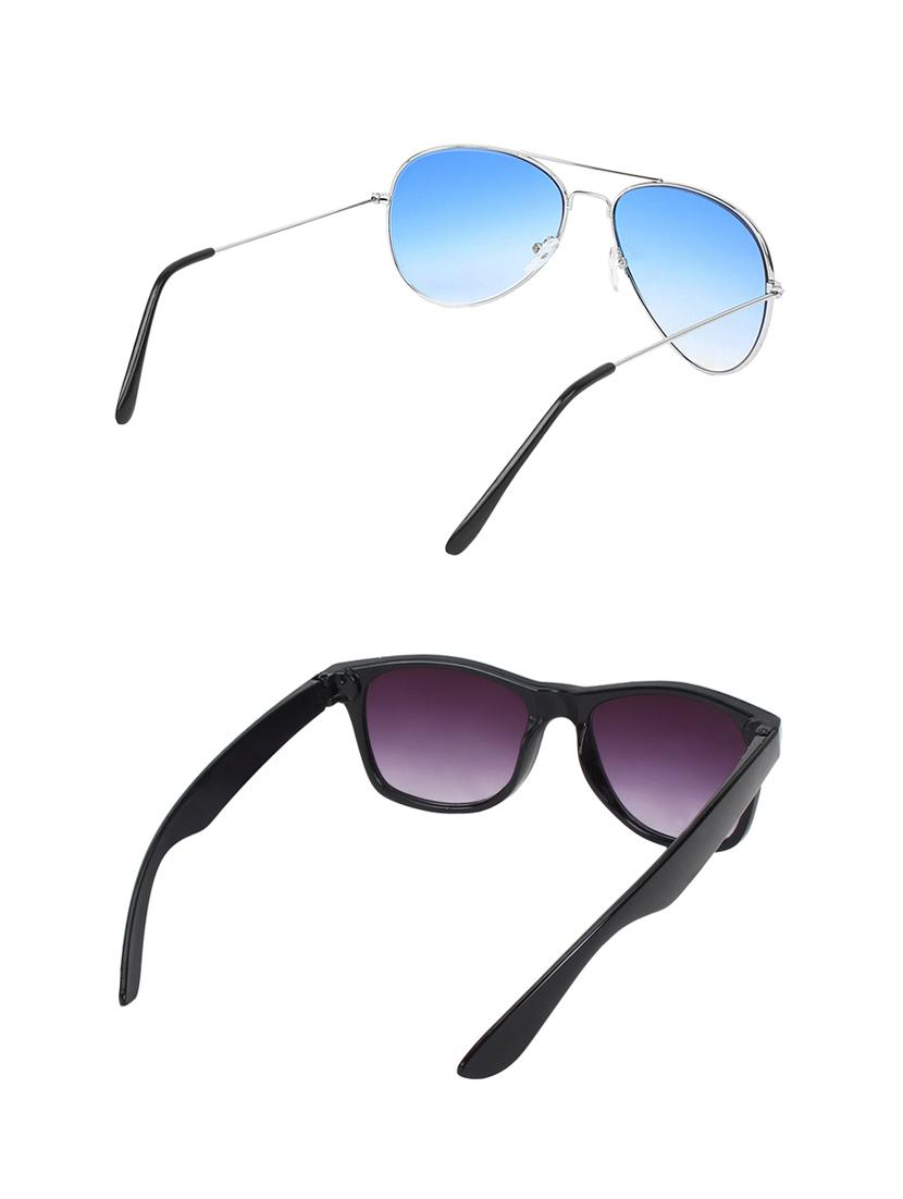 abner combo of 2 sunglasses aviator & wayfarer sunglasses-combo 2330 - 15156112 - Zoom Image - 3