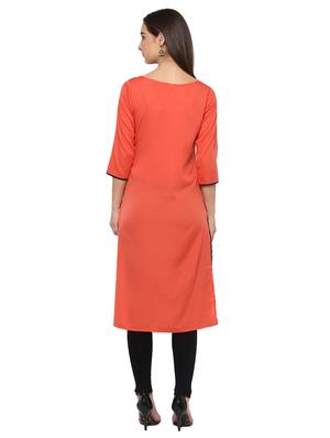 straight printed kurta - 15156265 - Standard Image - 3