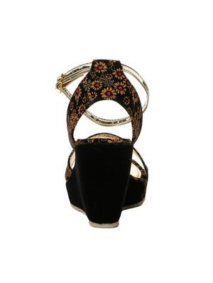 black ankle strap wedge - 15157059 - Standard Image - 3