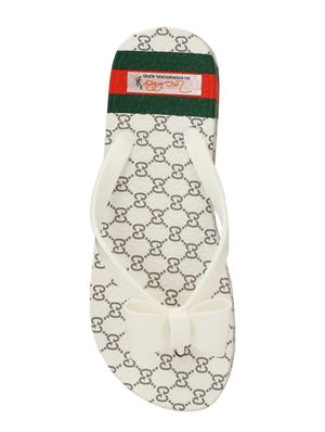 white toe separator flip flop - 15160823 - Standard Image - 3
