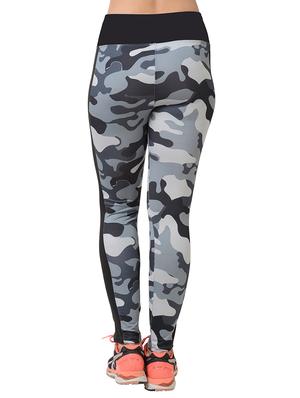 grey printed nylon track pant - 15163231 - Standard Image - 3