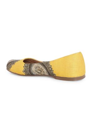 yellow slip on ballerina - 15163609 - Standard Image - 3