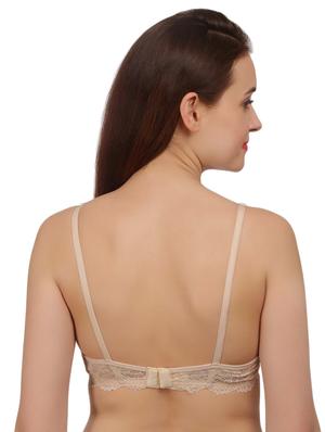 beige lace bra - 15163698 - Standard Image - 3