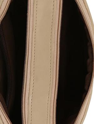 cream leatherette regular sling bag - 15166535 - Standard Image - 3