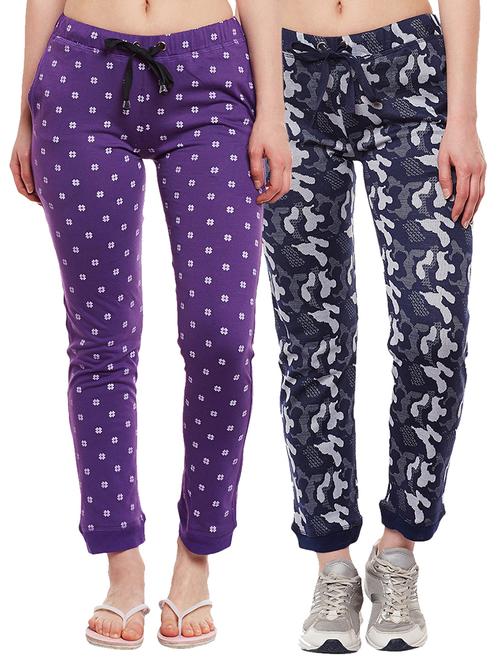 set of 2 multi colored track pants - 15166636 - Standard Image - 1