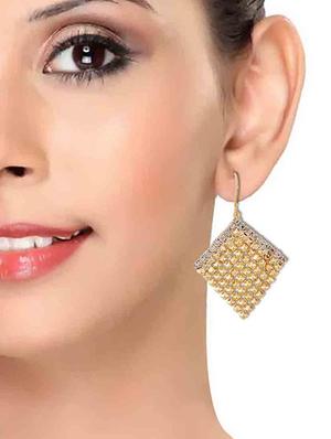 Gold Tone Drop Earrings - 15166892 - Standard Image - 3