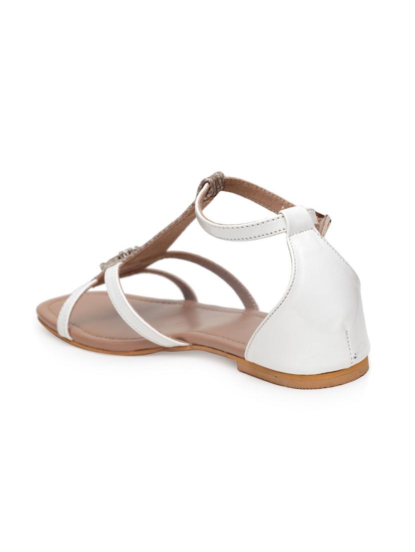 white ankle strap sandal - 15168171 - Zoom Image - 3