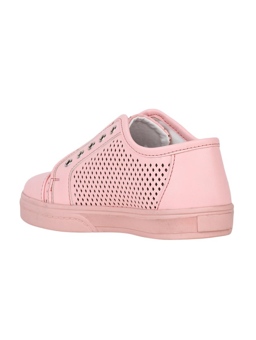 pink leatherette sneaker - 15168457 - Zoom Image - 3