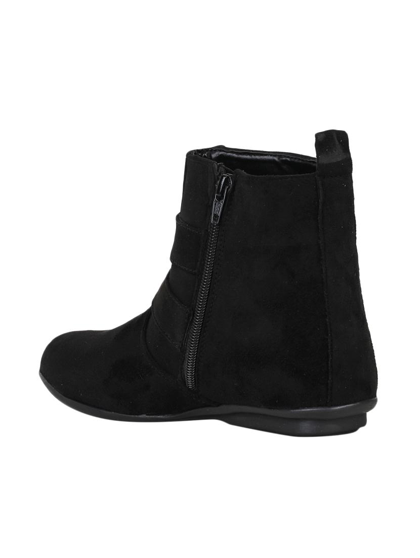 black suede ankle boot - 15168614 - Zoom Image - 3