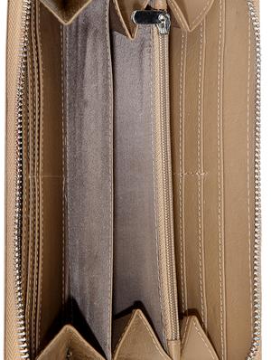 beige leather wallet - 15169209 - Standard Image - 3