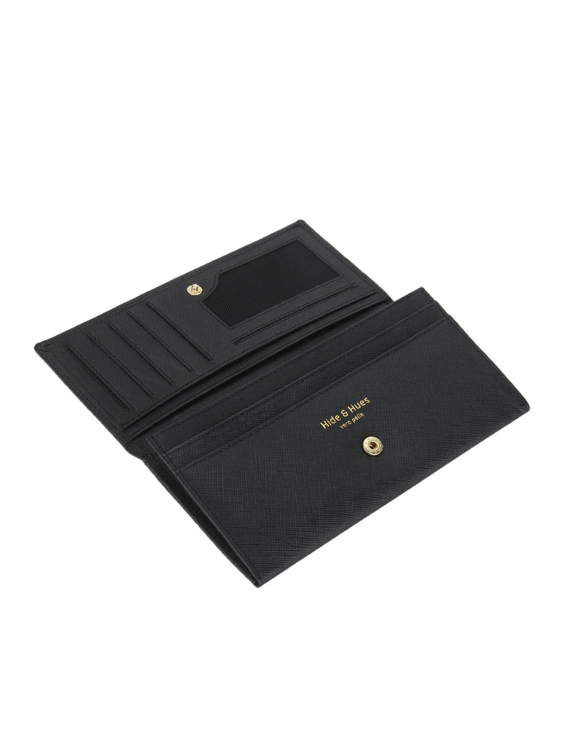 black leather wallet - 15169217 - Zoom Image - 3