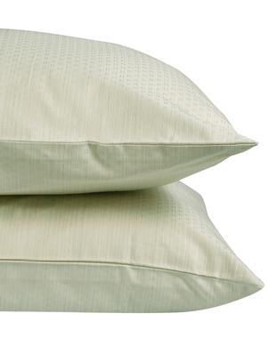 350 TC 100% Cotton Jacquard Damask Self Designed Pair Of Large Size Pillow Covers - 15170443 - Standard Image - 3
