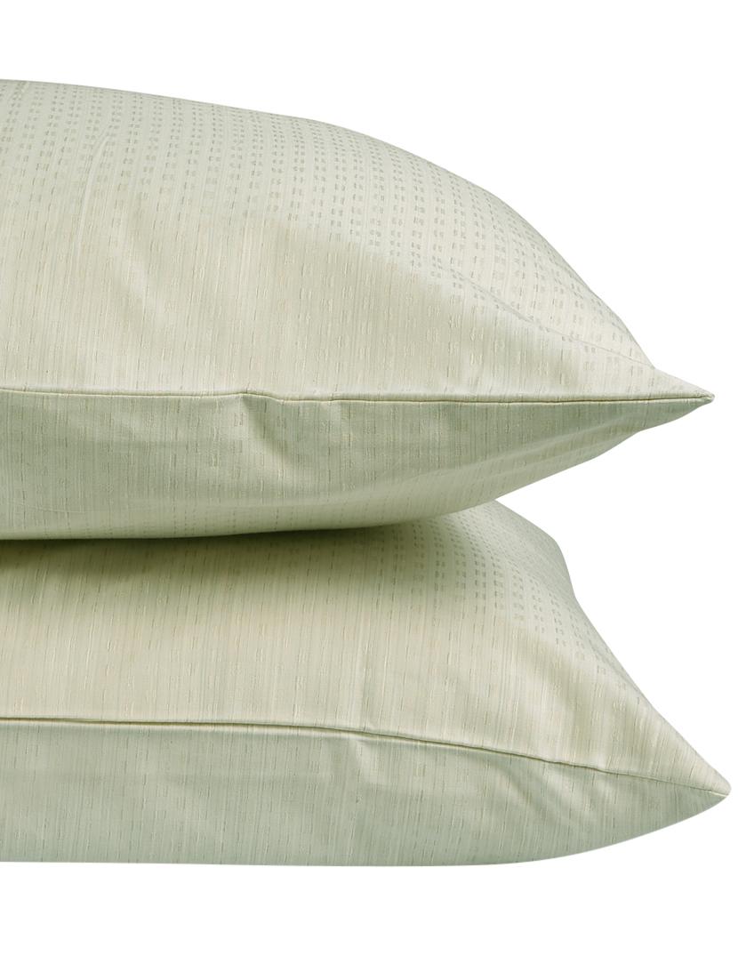 350 TC 100% Cotton Jacquard Damask Self Designed Pair Of Large Size Pillow Covers - 15170443 - Zoom Image - 3