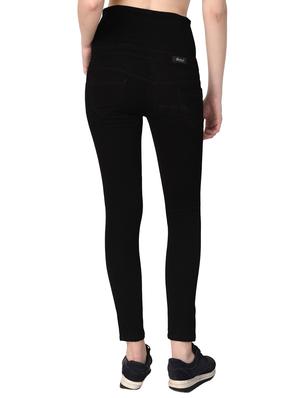 solid black denim jeans - 15172267 - Standard Image - 3