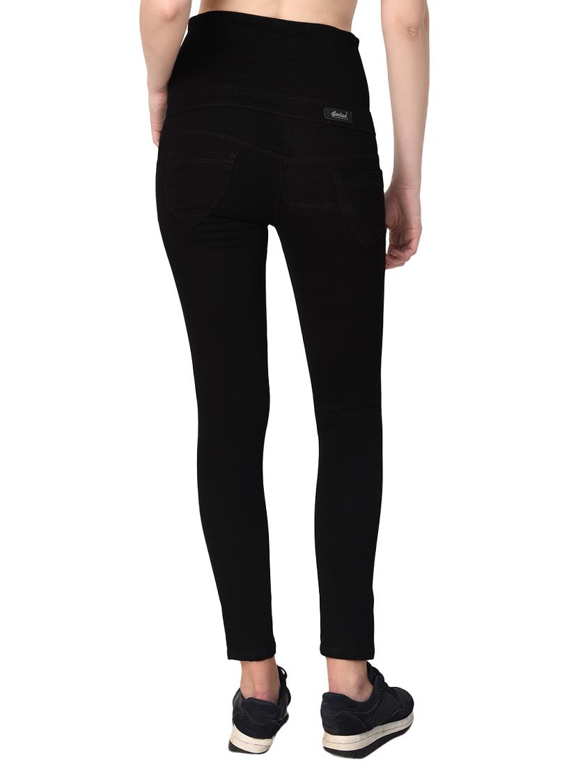 solid black denim jeans - 15172268 - Zoom Image - 3