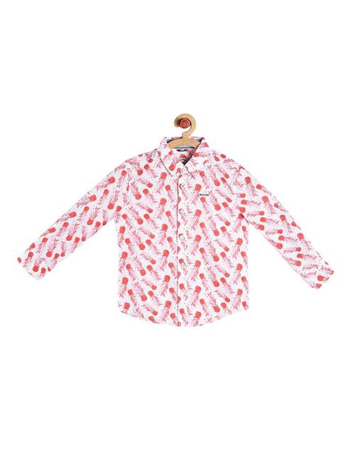 red cotton shirt - 15172997 - Standard Image - 1